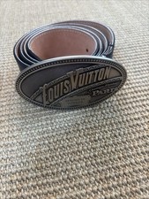 Louis Vuitton Men's Leather Belt Size 95/38