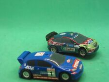 Scalextric MICRO 1/64TH SCALE PAIR OF SET  RALLY CARS    EXCELLENT UNBOXED