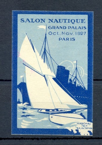 France 1927 salon nautique - france, 1927=