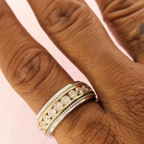 14k white gold finish ct - white,