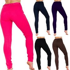 Ladies Womens Stretchy Comfort Big Plus Size Self Seat Jods Jodhpurs Size 24-36