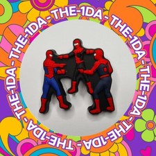 Spider Man Pointing At Each Other - Funny - Meme - Charms For Crocs / Shoes
