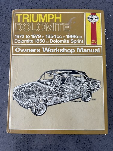 Triumph dolomite haynes manual - triumph,