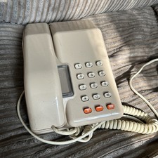 Vintage BT  viscount telephone retro Beige 