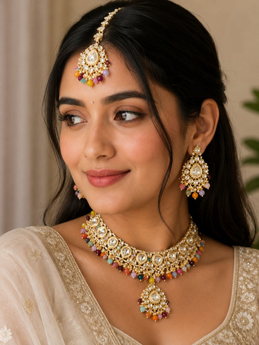 Necklace set bridal indian - bridal,
