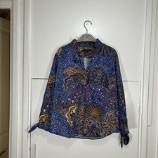 Tara Jarmon Blouse Top Blue