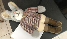 Vintage Merrythought 20” Plush Mohair Soft Toy Gentleman Rabbit  Bugs Bunny ?