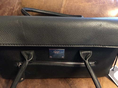 Gionni black leather east west - gionni,