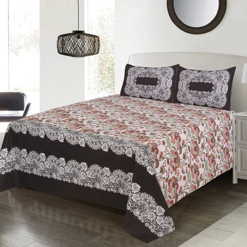 Printed bed sheets design - bed,