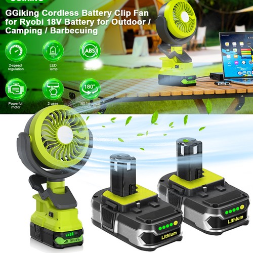 Portable camping jobsite - camping, fan