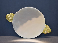 Older Sterling Silver Paten With Handles, 6" Diameter (CU973)