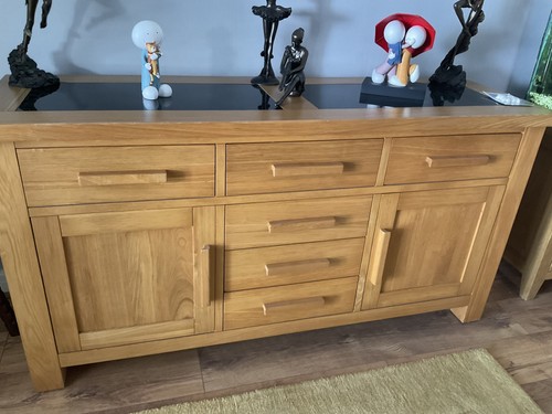 Extending solid oak dining - extending,