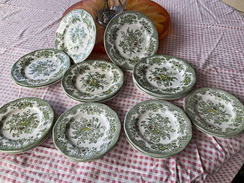 Wedgwood kent green white - &,
