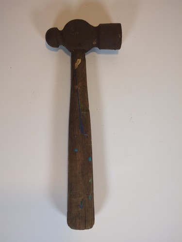 Vintage ball peen hammer - ball,