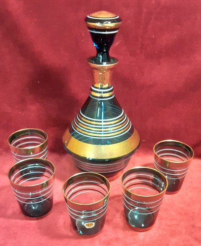 Bohemian cobalt blue glass - bohemian,