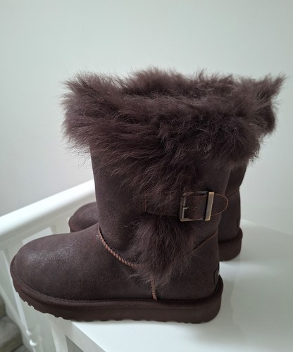 Ugg chocolate brown mid calf - ugg, brown,
