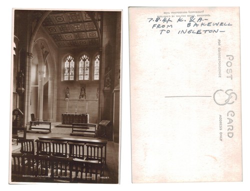 Postcard sheffield cathedral - postcard,