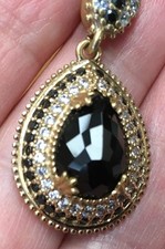 REAL Black Sapphire 14K Gold