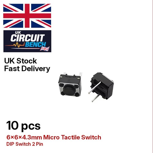 6x6x4 3mm tactile push - 10,