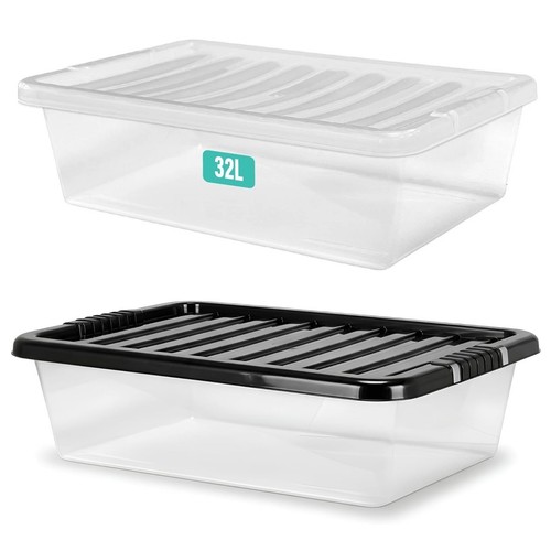 Underbed 32l storage boxes - underbed,