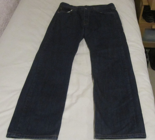 Levis 501 dark blue button - blue,