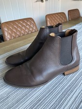 Wills Vegan Dark Brown Chelsea Boots Size 8/42 Unisex