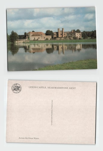 Postcard leeds castle near - postcard,