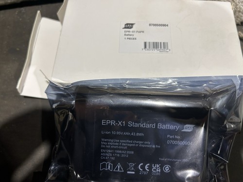 Esab epr papr battery - battery.,