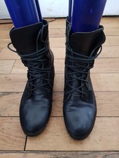 Kids Unisex  Black Leather Suede Lacedup Jipi Japa Midcalf Boots...