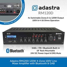 Adastra RM120D 100V Mixer Amp