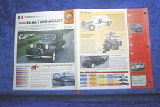 Citroen Traction (#9) Trading Card Data Info Images - Fascination Dream Cars