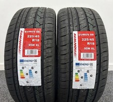 PAIR of New 225/45 R18 95W XL