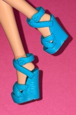 Barbie Doll Shoes Turquoise