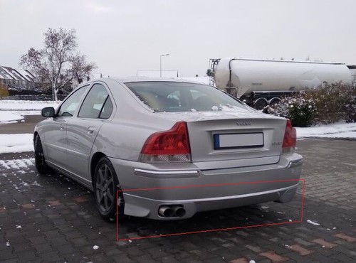 Style rear bumper diffuser - r,