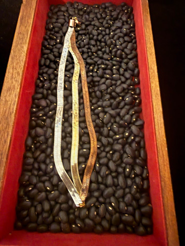 Tricolor herringbone chain - tricolor,