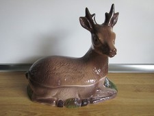 Ceramic Majolica Fawn Deer