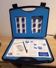 Caflon Blu Intro Kit Ear Piercing Gun with Carry Case and Pen Studs