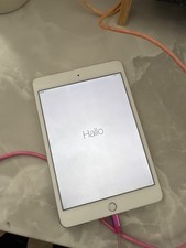 Boxed Apple iPad Mini 4 2015 32GB WiFi + 4G Silver Unlocked - PRISTINE Condition