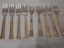 Prima - 9 x Cake Forks 18/10