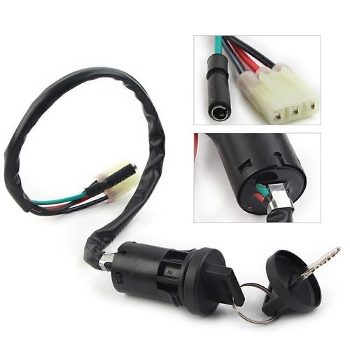 Ignition switch with key - with,