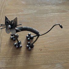 Metal Cat Ornament 