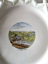 Llangranog scene Ribbon Plate