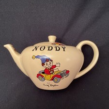 Exceptionally Rare Vtg James Kent NODDY Teapot Old Foley ~ Full Size ~ Excellent