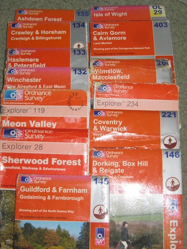 Ordnance survey explorer - os,