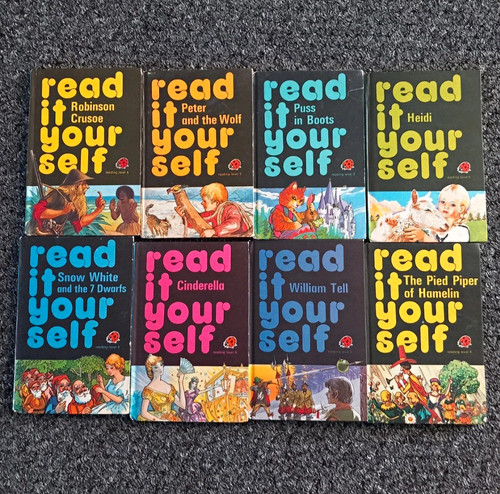 Vintage ladybird books read - books,