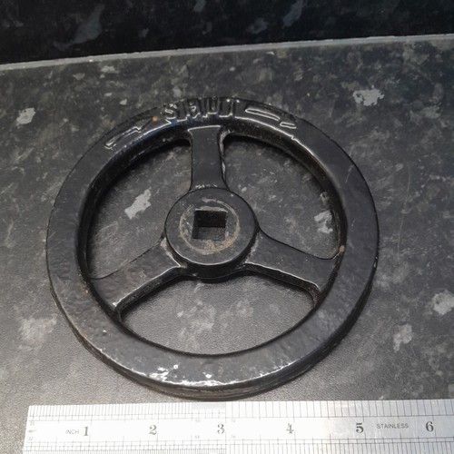 Vintage cast iron - iron, wheel