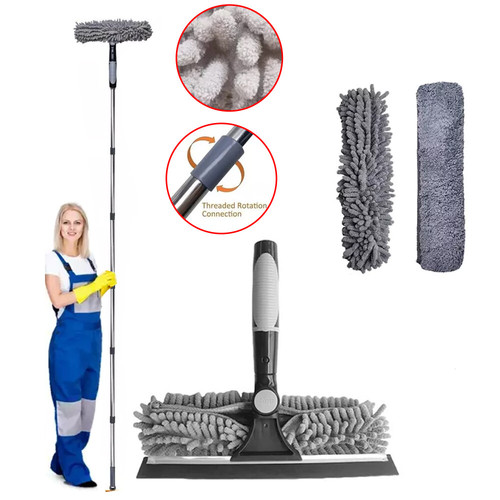 Telescopic window cleaner - window,