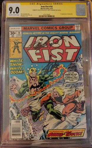 Iron fist cgc ss stan - 9.0,