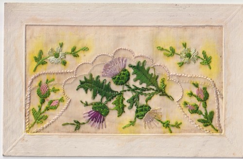 Ww1 french embroidered silk - ww1,