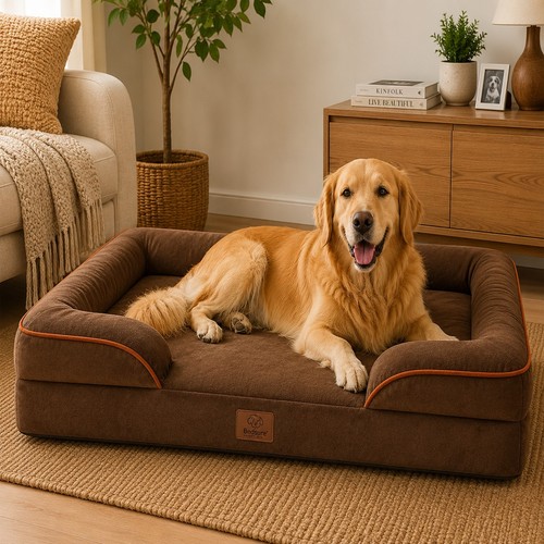 Large orthopedic dog bed sofa - large,